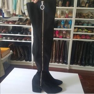 Dolce Vita Over Suede Boots